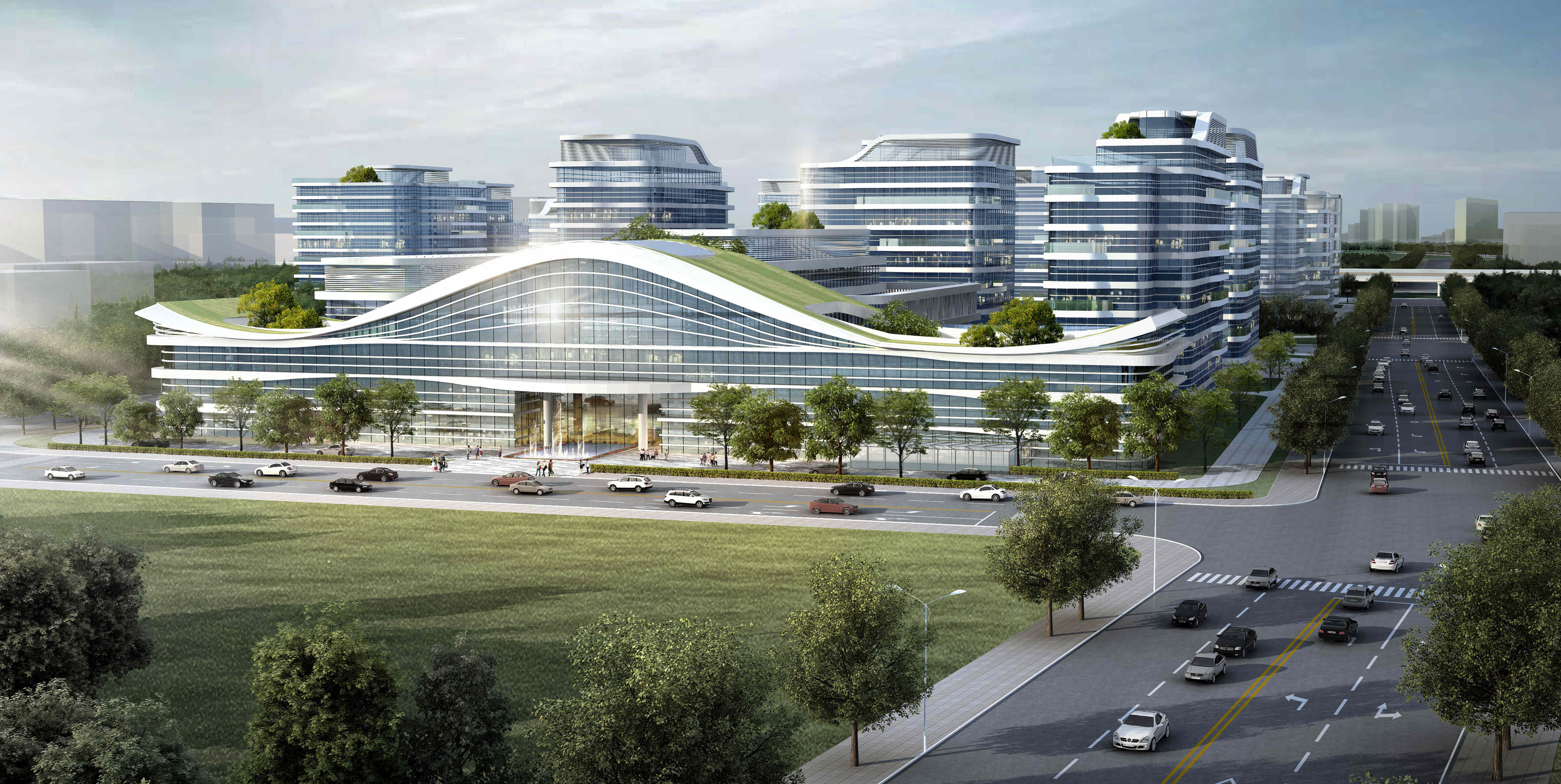 胶州板块航空科技产业园项目效果图2_副本 胶州板块航空科技产业园项目效果图2_副本